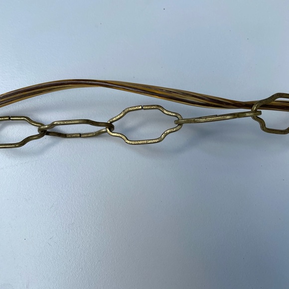 Vintage Mid Century Brass Chain/Cord for Swag Lamp - Picture 2 of 8